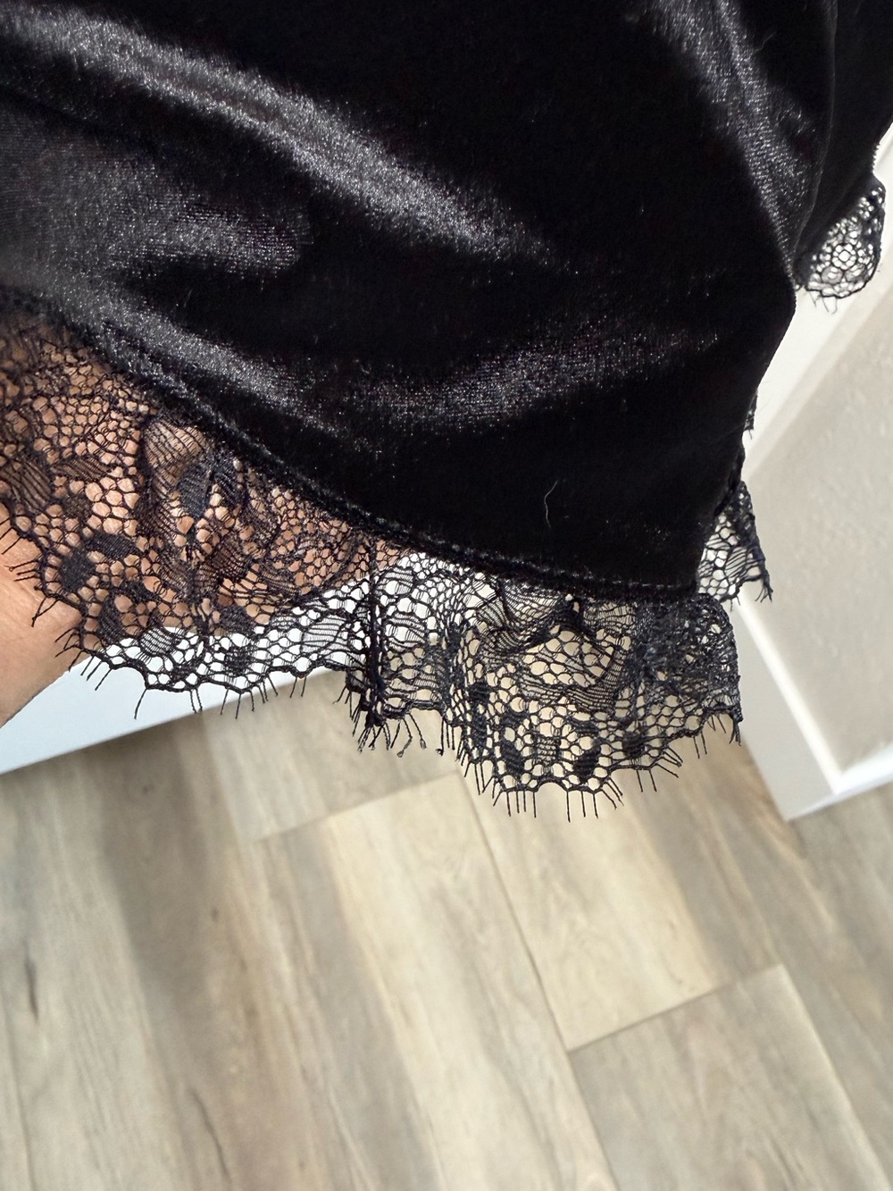Foxblood Odette Velvet Mini Dress - Picture 8 of 11